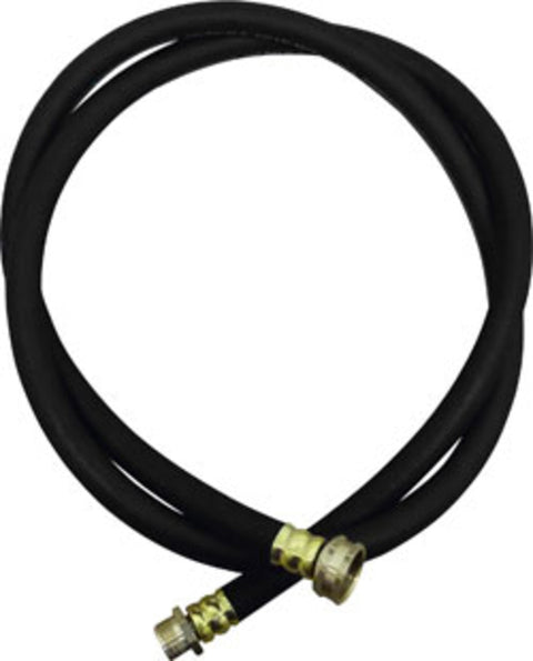SSS 6' Premium Grade Commercial Water Supply Hose, Black, 1/Cs.