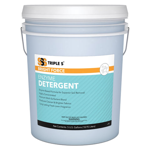 SSS Bright Force Enzyme Detergent, 1/5 Gal.