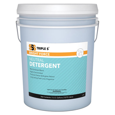 SSS Bright Force Neutral Detergent, 1/5 Gal.