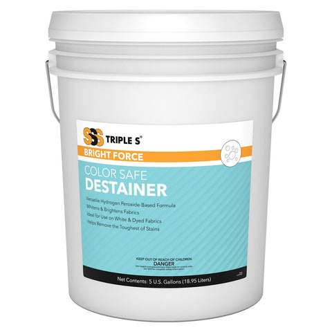 SSS Bright Force Color Safe Destainer, 1/5 Gal.