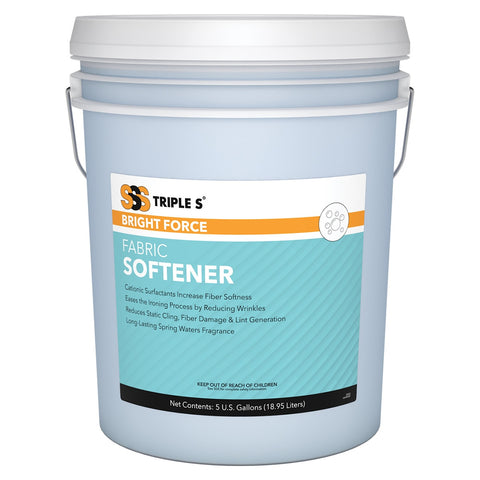 SSS Bright Force Fabric Softener, 1/5 Gal.