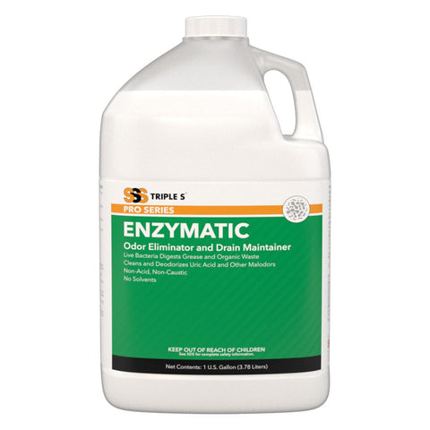 SSS Enzymatic Odor Eliminator and Drain Maintainer, 4/1 Gal.