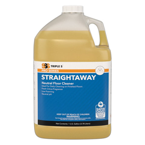 SSS Straightaway Neutral Floor Cleaner, 4/1 Gal.