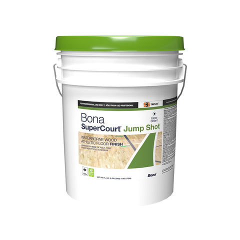 Bona-SSS SuperCourt Jump Shot Waterborne Wood Athletic Floor Finish, 1/5 Gal.