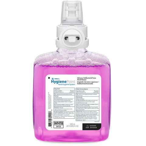 SSS HygienePoint TFE Advance Antibacterial Foam Hand Cleaner, 2/1200 mL
