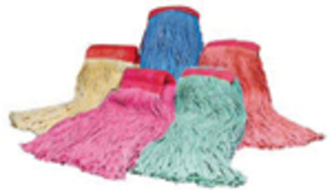 SSS #24 Value Plus Blend Wet Mop Narrow Blue, 12/Cs.