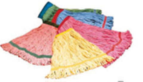 SSS Value Plus Green 5" Small Looped-End Wet Mop, 12/Cs.