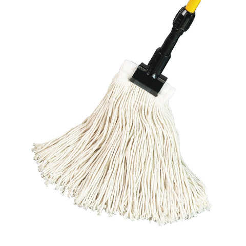  SSS Value Plus Cotton Cut-End Wet Mop, 1-1/4" Headband, #20, Natural, 12/Cs.