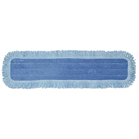SSS HD MicroPower Dust Mop Pad, Blue, 5"x24", 12/Cs.