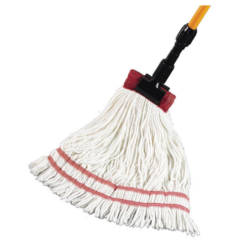 SSS Super-Sorb 5" Wet Mop/Wide Lg Wht, 12/Cs.