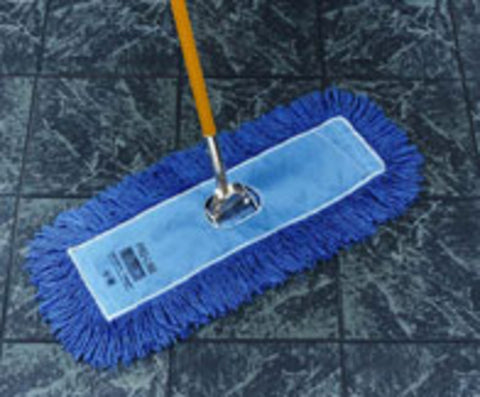 SSS Synthetic Dust Mops, Blue, 5"x18", 12/Cs.