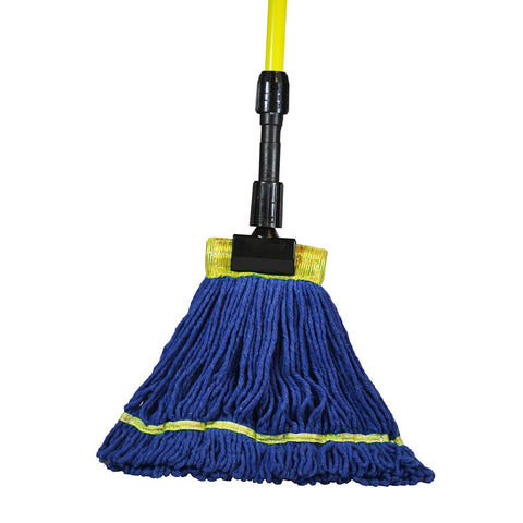 SSS Ind. Looped Wet Mop/Wide Sm Blue, 12/Cs.