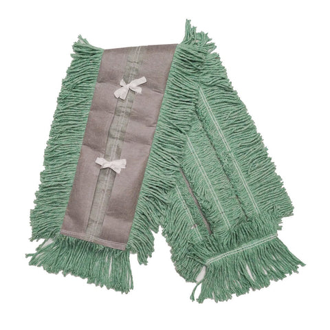 SSS Super Disposable Dust Mop, Green, 5"x36", 12/Cs.