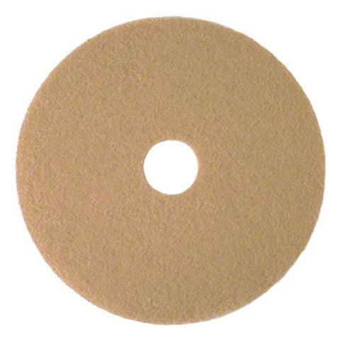 3M 20" Tan Burnish Pad 3400, 5/Cs.