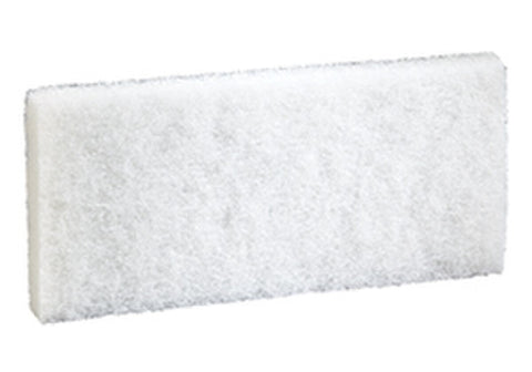 3M Doodlebug White Cleaning Pad 8440, 4.6" x 10", 5x4/Cs.