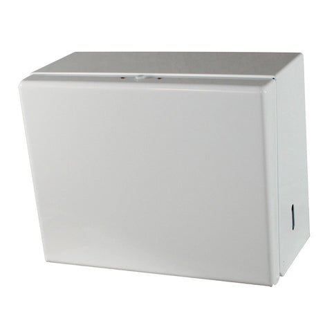 IMP Single?Fold Metal Towel Dispenser, White, 6/Cs.