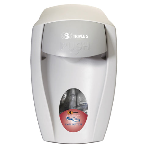 SSS FoamClean Dispenser, Foam/Liq. Gray, 6/1000 mL