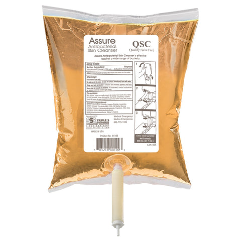 SSS Assure Antibacterial Skin Cleanser, 12/800 mL