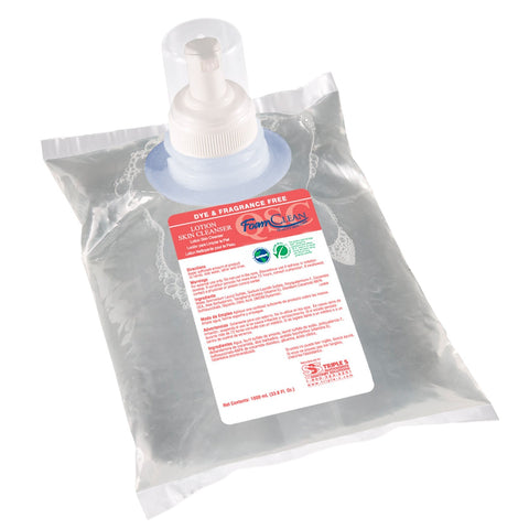 SSS FoamClean Dye/Fragrance Free Lotion Skin Cleanser - GS-41, 1000 mL, 6/cs