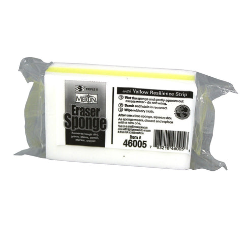 SSS Merlin Eraser Sponge, 30/Cs.