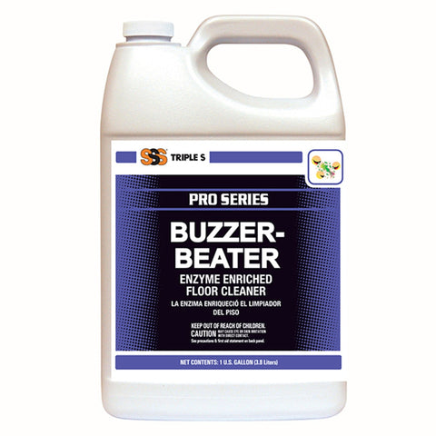 SSS Buzzer-Beater Enzyme Floor Cleaner & Deodorizer, 4/1 Gal.