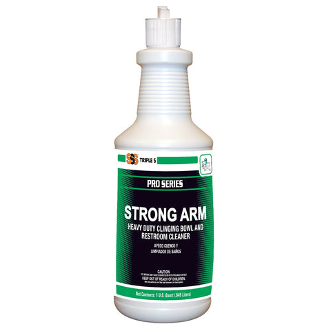  SSS Strong Arm HD Clinging Bowl & Restroom Cleaner, 12/1 Qt.