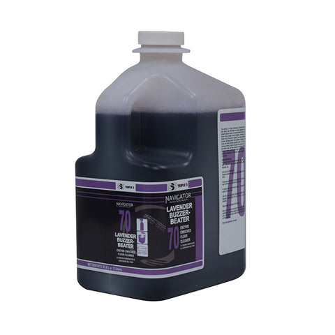 SSS Navigator #70 Lavender Buzzer-Beater Enzyme Floor Cleaner, 2/2Ltr