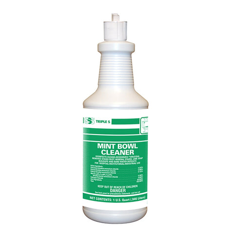SSS Mint Bowl Disinfectant Cleaner 9% HCL, 12/1 Qt.