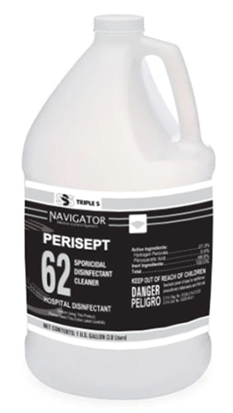 SSS Navigator #62 Perisept Sporicidal Disinfectant Cleaner, 4/1 Gal.