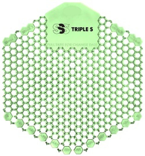 SSS Surge 3D Urinal Screen Mint Crisp, 6x10/Cs.