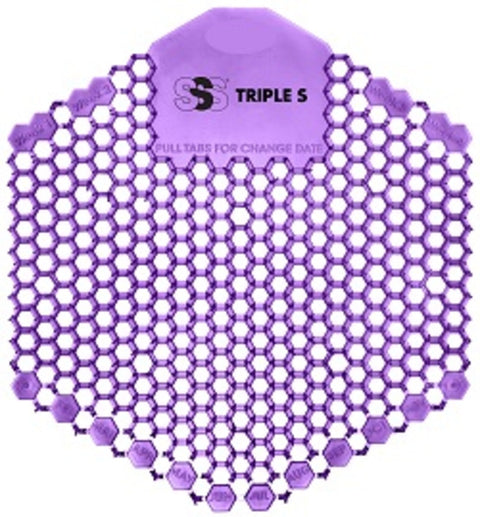 SSS Surge 3D Urinal Screen Loud Lavender, 6x10/Cs.