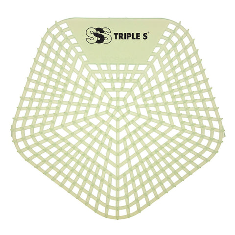 SSS No-Splash Urinal Screen, Mint Crisp, 10/Cs.