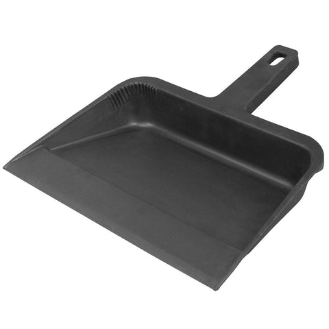 SSE Hand Held Dust Pan, 12", Black, 12/Cs.