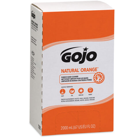 GOJO® NATURAL* ORANGE(TM) Pumice Hand Cleaner (7255-04), 4/2000 mL