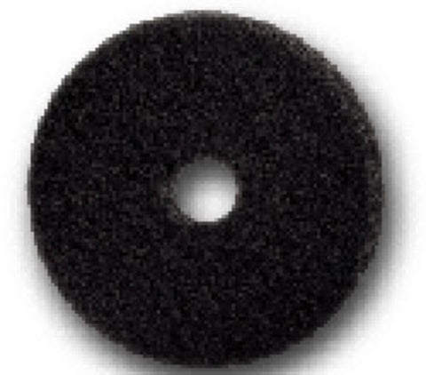 SSS 15" Black Stripping Pad, 5/Cs.