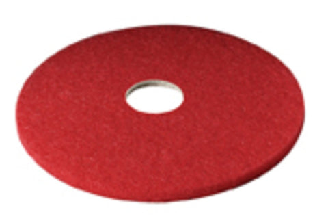 SSS 16" Red Spray Buffing Pad, 5/Cs.