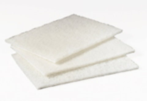 SSS #98 Hand Pad White Light Duty 6"x9", 20/Cs.