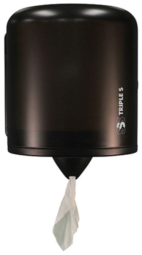 SSS Sterling 2.0 Center Pull Towel Dispenser, Black, 2/Cs.