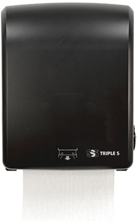 SSS Sterling Select 2.0 8" TouchFree Mechanical Roll Towel Dispenser, Black, 1/Cs.