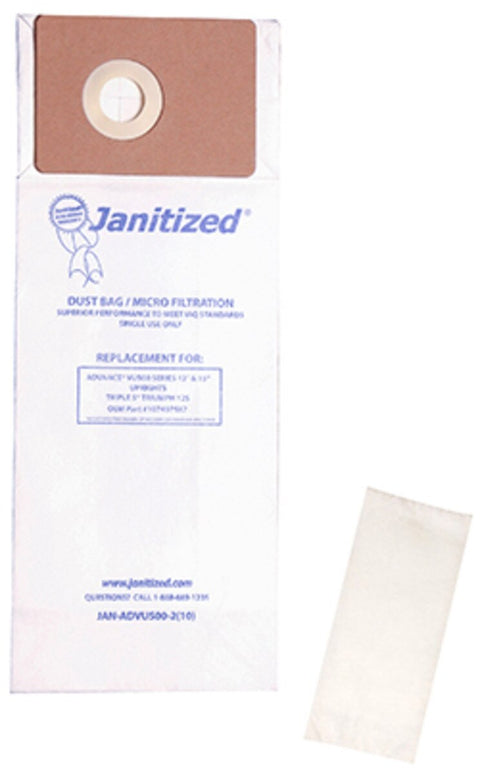 JAN-ADVU500-2(10) Micro Filter, includes 2 Pre Filters, 10/10 Cs.