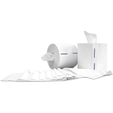 VND CP320 Preserve Mini Centerpull Towels, White, 2-ply, 7.6" x 15", 55/Plt.