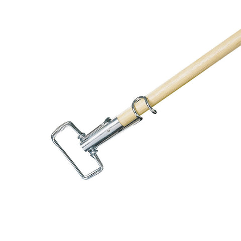 GS Sure Grip Wet Mop Handle, Wood, 1-1/8"x60", 12/Cs.